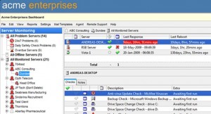 GFI cloud monitoring control panel